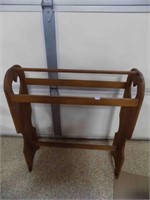 Wood Quilt Rack 31x11x36