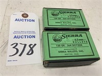 Two (2) Boxes Sierra 6.5 mm Bullets, Unopened