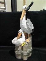 RESIN 23" PELICAN STATUE