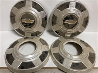 (4) Chevy Hubcaps