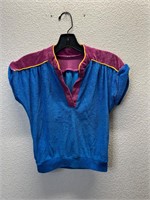 Vintage Terry Cloth Femme Top Shirt