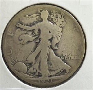 1921S Walking Liberty Half Dollar
