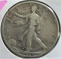 1933S Walking Liberty Half Dollar