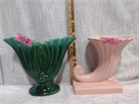 Vintage McCoy Ceramic Vases Lot