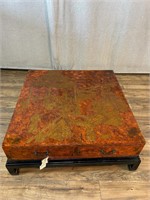 Chinoiserie Carved Top Coffee Table