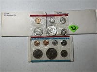 (3) 1973 Uncirculated Mint Sets