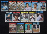 1986 Topps Baseball Cards; Near Mint, 15 Cards