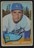 1965 Topps Sandy Koufax Baseball Card