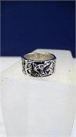925 Fox in the Woods Ring Size 8.5