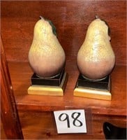 Pear Bookends