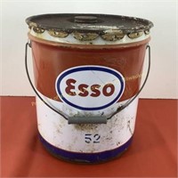 *LPO* Half full 5 Gallon  E550 oil can