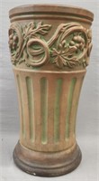 Peters & Reed Moss Aztec Pottery Umbrella Stand