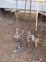 4pc Vintage Bait Cast Fishing Rod & Reel Combos