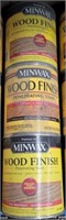 GROUP OF QUART CANS MINWAX WOOD FINISH
