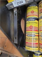 GROUP OF QUART CANS MINWAX WOOD FINISH