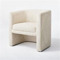 Vernon Accent Chair Tan Striped - 32x34x30