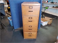 Vintage Wood Filling Cabinet