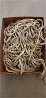 Box of assorted braided rope