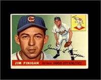 1955 Topps #14 Jim Finigan VG to VG-EX+