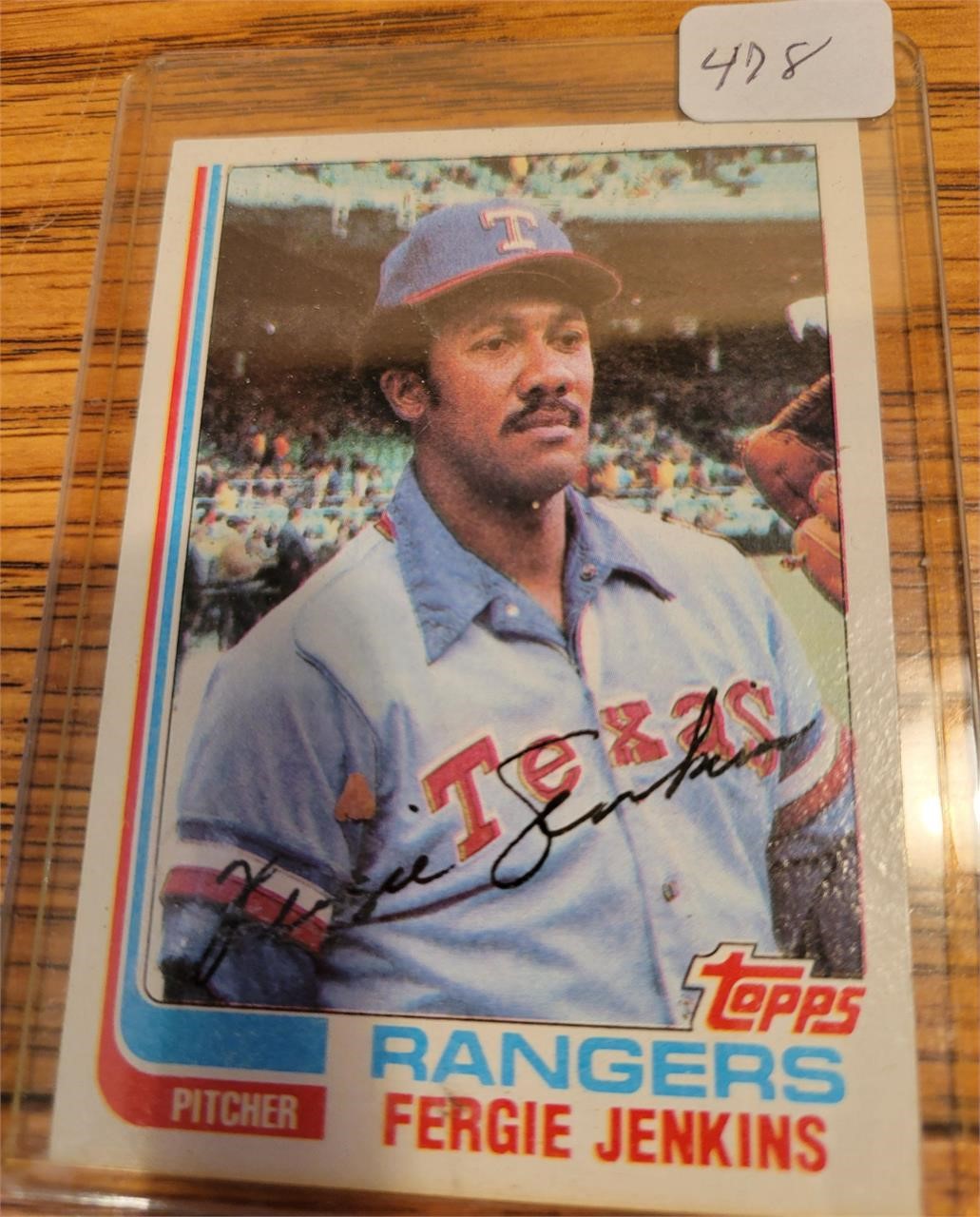 1982 Topps Baseball Fergie Jenkins Texas Rangers