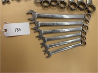Snap-on Combination Wrenches 1 3/8"-11/32"