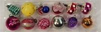 ASSORTMENT OF VINTAGE FEATHER TREE ORNAMENTS