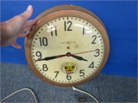 old "aasr" ge electric clock - works