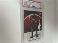 2003 Pristine Refractor Dwayne Wade PSA 9