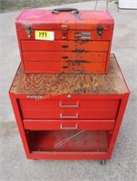 Stack on Rolling tool chest & Waterloo toolbox