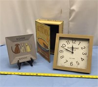 Home Decor, Clock, Recipe Book Storage