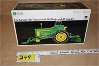 Precision Model 720 tractor w/80 blade & 45 loader