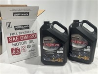 10 qts SAE OW-20 motor oil full synthetic