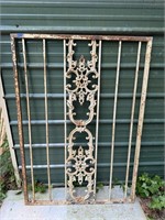 Architectural Salvage Large Metal Ornate Panel