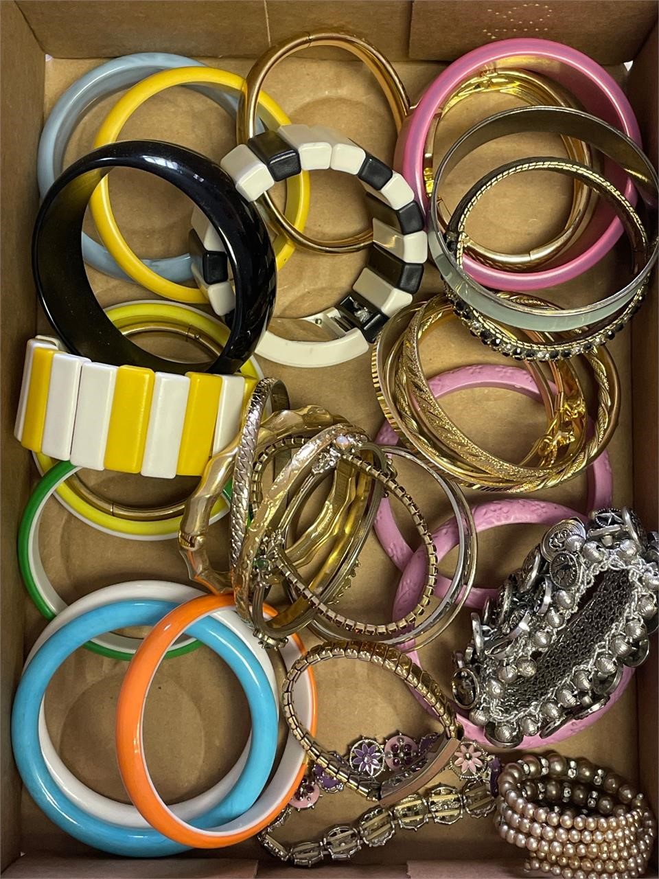 Assorted costume jewelry