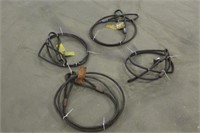 (4) Wire Rope Slings w/Vertical Pull 2.50 Tons