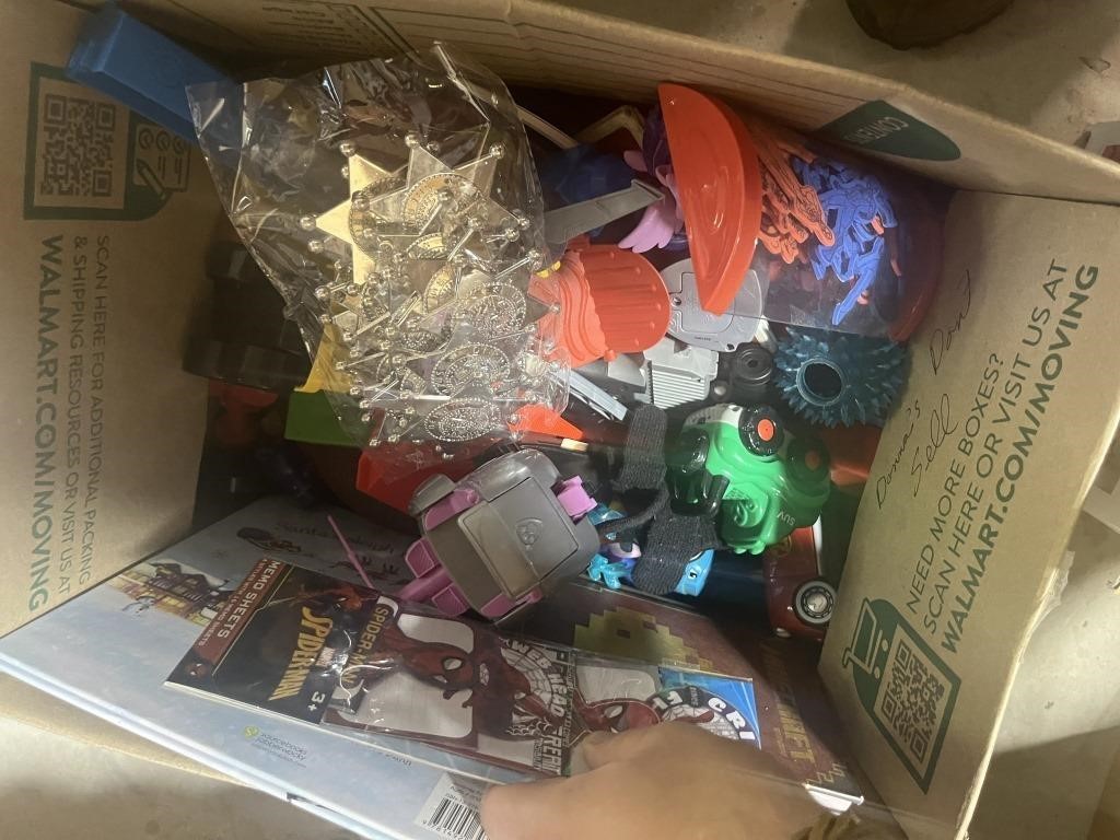 Box Of Asst. Kids Toys & More