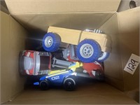 Box Of Asst. Hot Wheels, & Other Toys