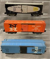 3 American Flyer 5 Digit Boxcars