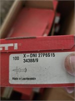 Large Lot of Hilti Fasteners