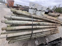 1 Bundle Used 8’x4" Treated Posts