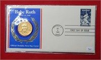 Babe Ruth 1st Day Cover Commemorative