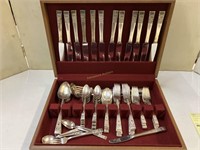 Community Plate. Silver Plate Flatware Set in