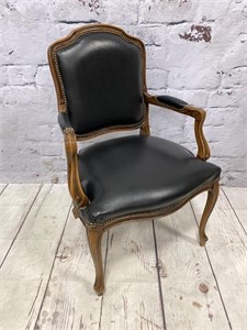 Chateau D'Ax Spa Leather Chair w/ Nailhead Trim
