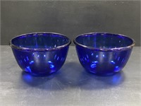 Cobalt Blue Glass Bowls