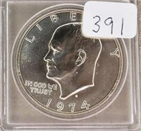 1974S  Ike Dollar MS63 40% Silver