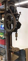 Vintage wall mount drill press