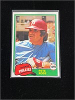 1981 TOPPS Pete Rose Card