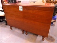 Mahogany Drop Leaf Table (44x26x29")