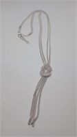 Sterling silver necklace stamped 925
