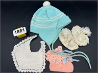 Vintage Baby Crochet Lot